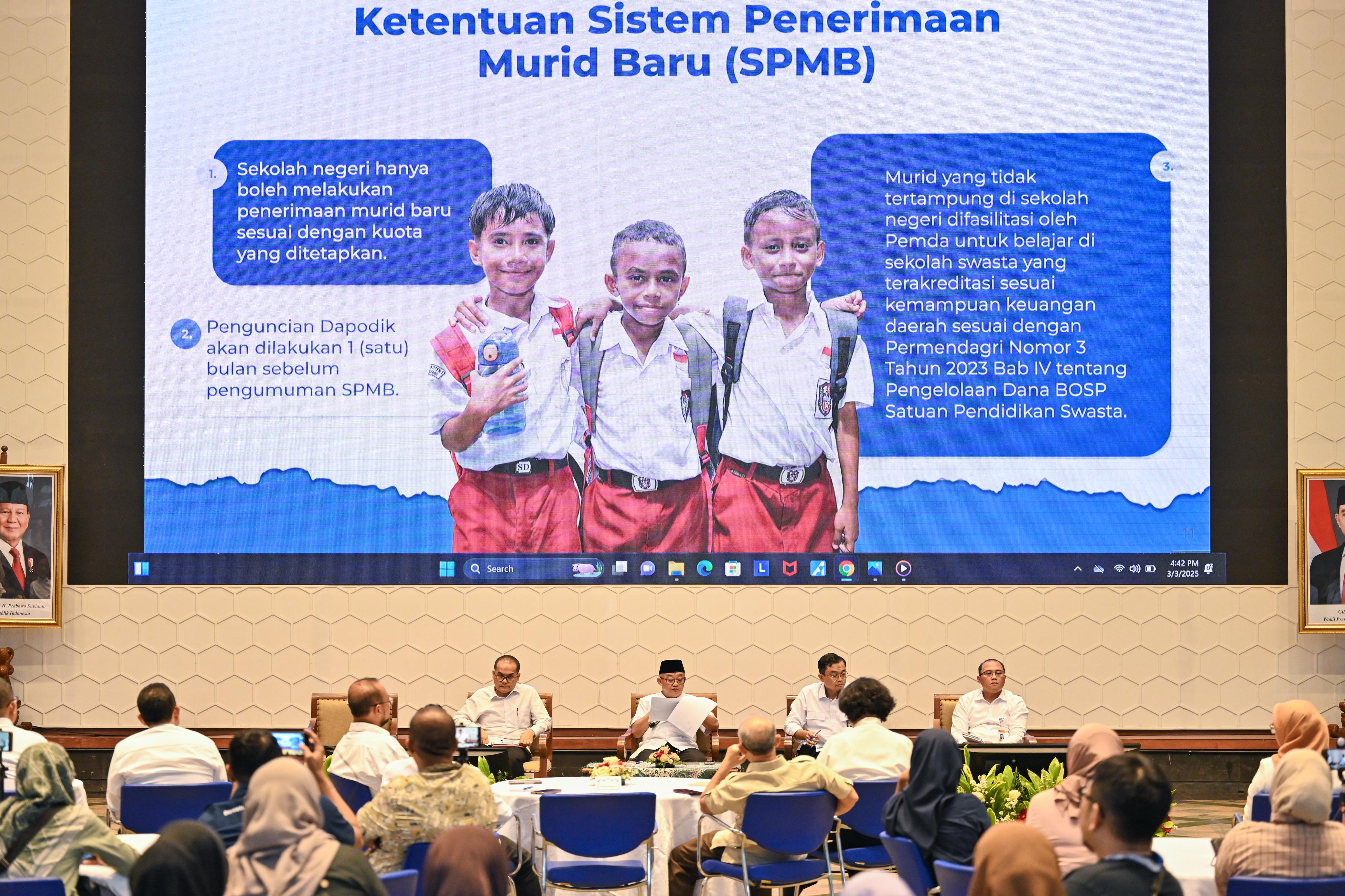 Kemendikdasmen Umumkan Sistem Penerimaan Murid Baru